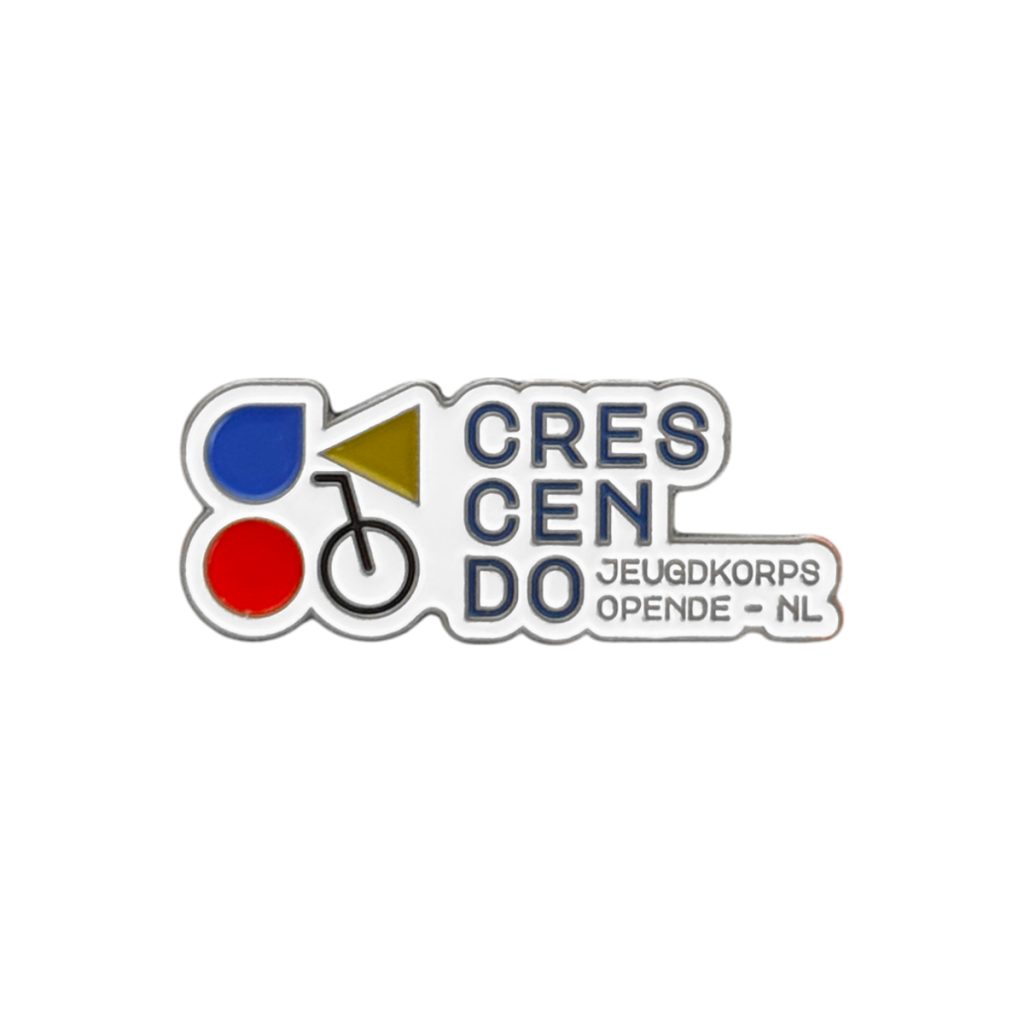 Pin gemaakt van een logo