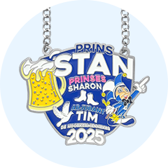 Of u nou een opvallend logo heeft of een origineel ontwerp, wij zetten het om in een medaille die gezien mag worden.