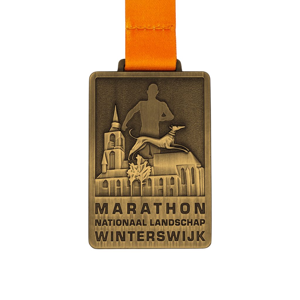 Geslagen medaille met reliëf 3D. Laat ontwerpen tot leven komen in een custom medaille.