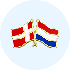 Hard emaillen pin met goudglanzende ondergrond
