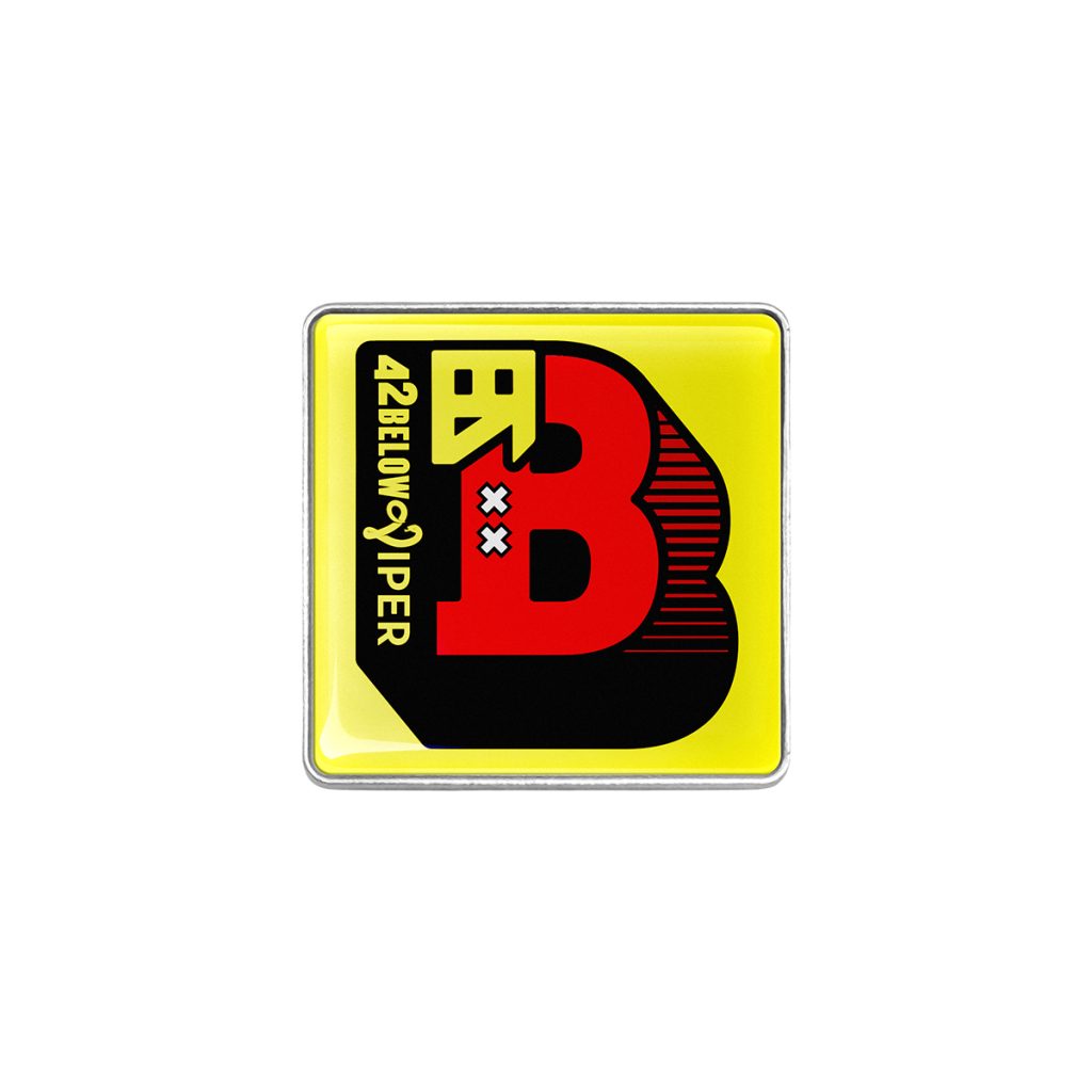 Doming pin A met Full Colour CMYK bedrukking