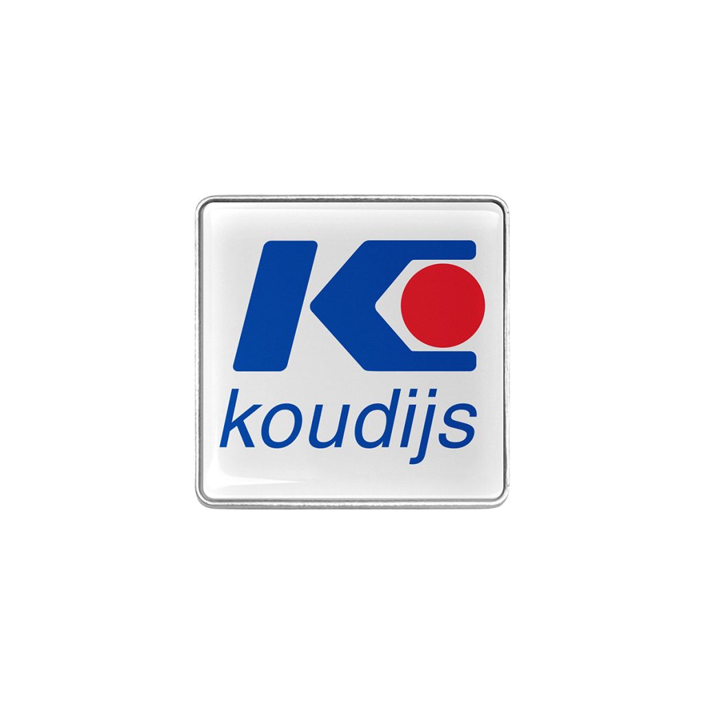 Eigen logo bedrukt op Doming pin A