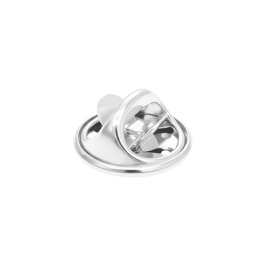 Losse vlindersluiting voor pins en speldjes in zilver kleur.
